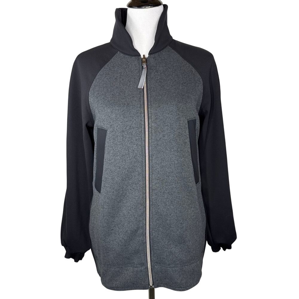 Lululemon Pleat Perfection Jacket Heathered Black, Women's Size Small
